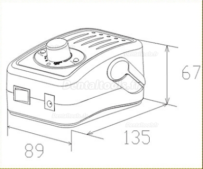 JSDA® JD2500 MINI Micro Moteur multi-fonctionnel JSDA® JD2500 MINI micromoteur de polissage multi-fonctionnel(micromoteur portable podologie)
