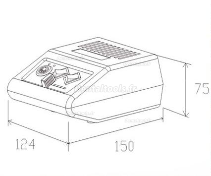 JSDA® 500 MINI Micro Moteur de laboratoire dentaire multi-fonctionnel(micromoteur podologie/micromoteur ongle)