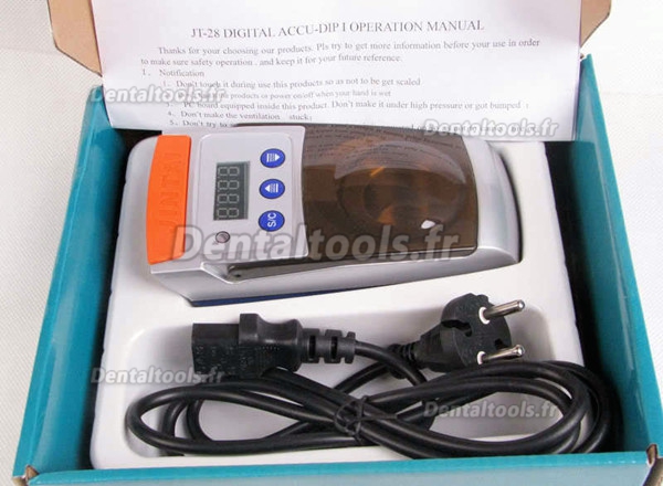 Réchauffeur numérique d'immersion de cire dentaire JT-28 (1 case)
