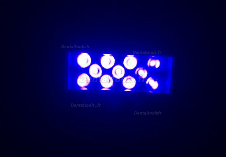 KC-868 LED Unité meuble mobile Lampe de blanchiment dentaire avec 8 LEDs bleues + 3 LEDs violettes
