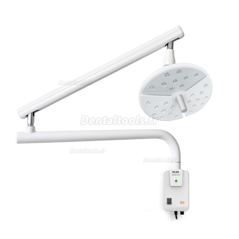 KWS KD-2018B-1 Lampe chirurgicale dentaire murale à LED sans ombre avec interrupteur tactile