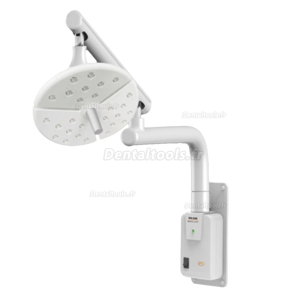 KWS KD-2018B-1 Lampe chirurgicale dentaire murale à LED sans ombre avec interrupteur tactile