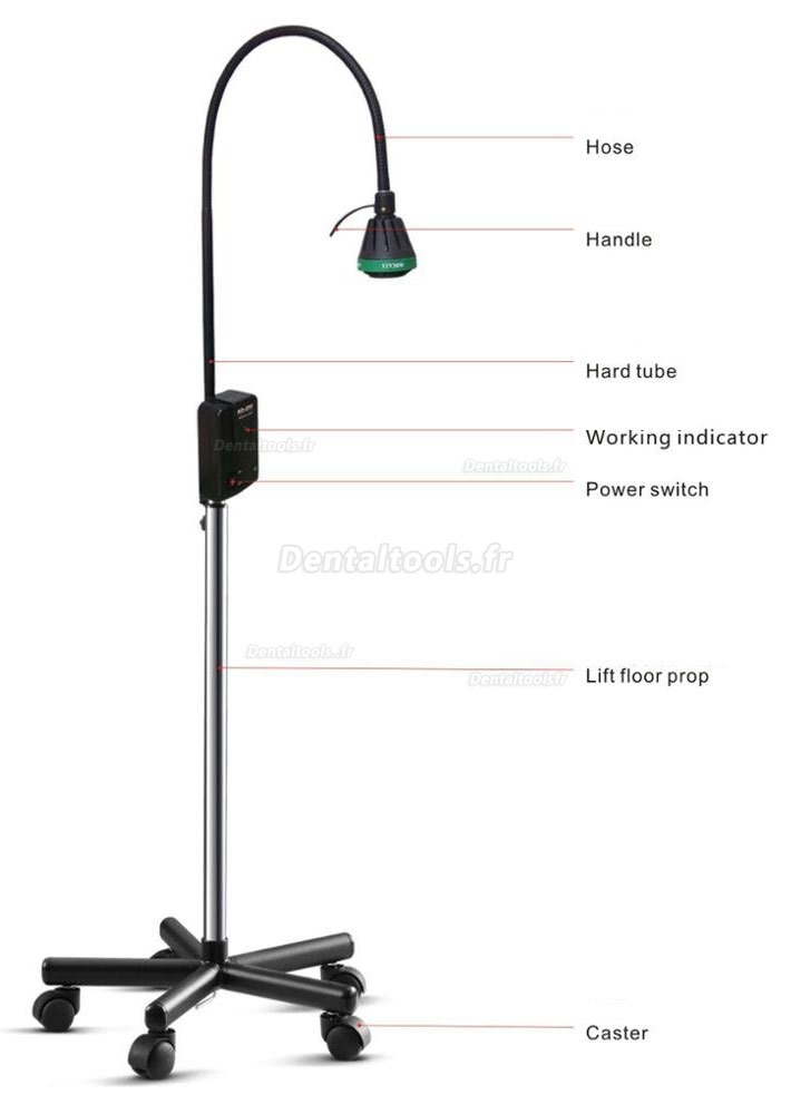 KWS KD-200-35W 35W lampe d'examen médical halogène étage prop