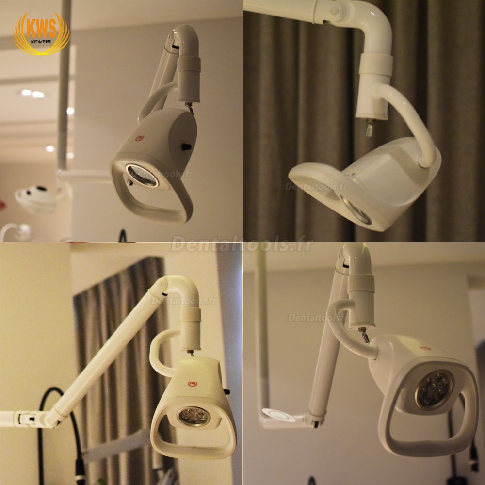 KD-2021W-2 21W Ceiling-Mounted Dental LED Intensive Care Lights Hanging Tower Inspection Lights Gynecological Surgery In