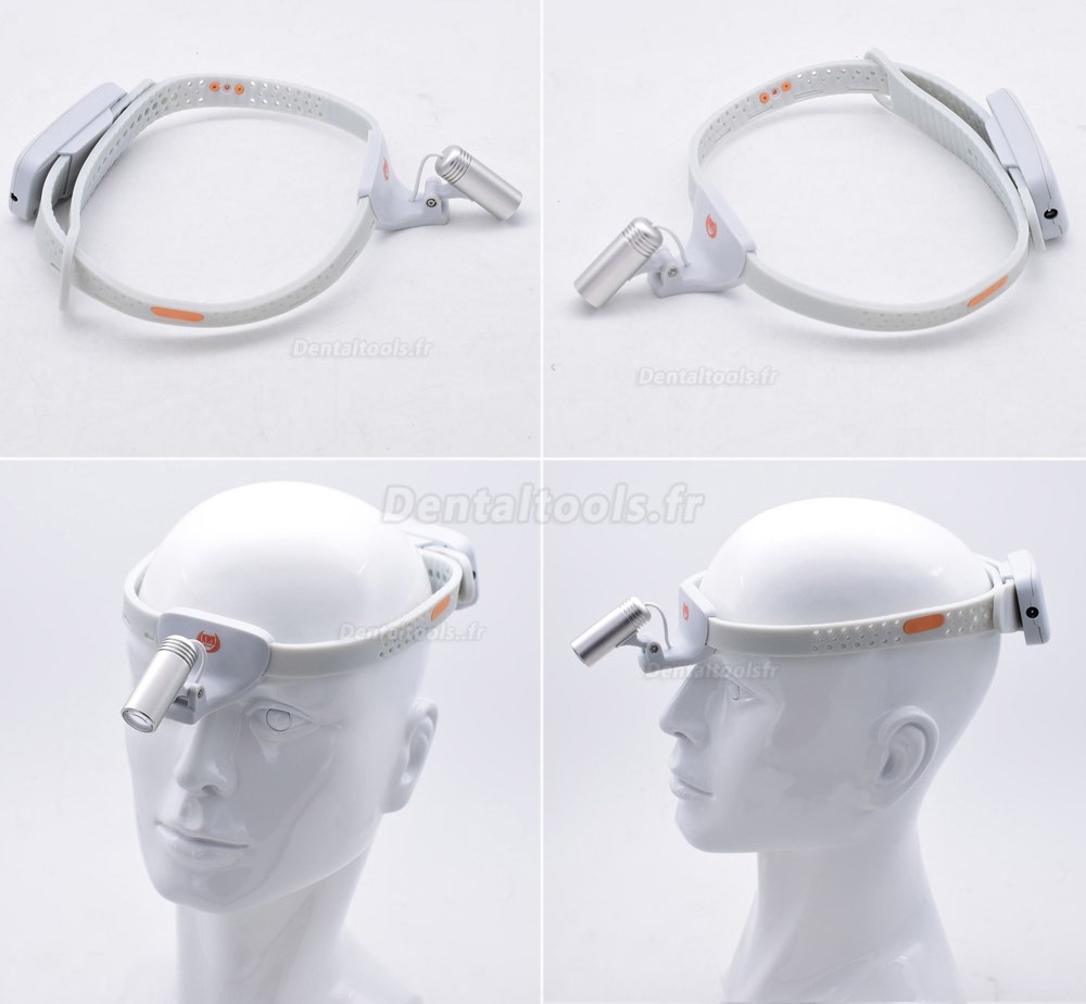 KWS KD-203AY-8 High CRI LED Prtable Dental Surgical Head Lamp Headlight