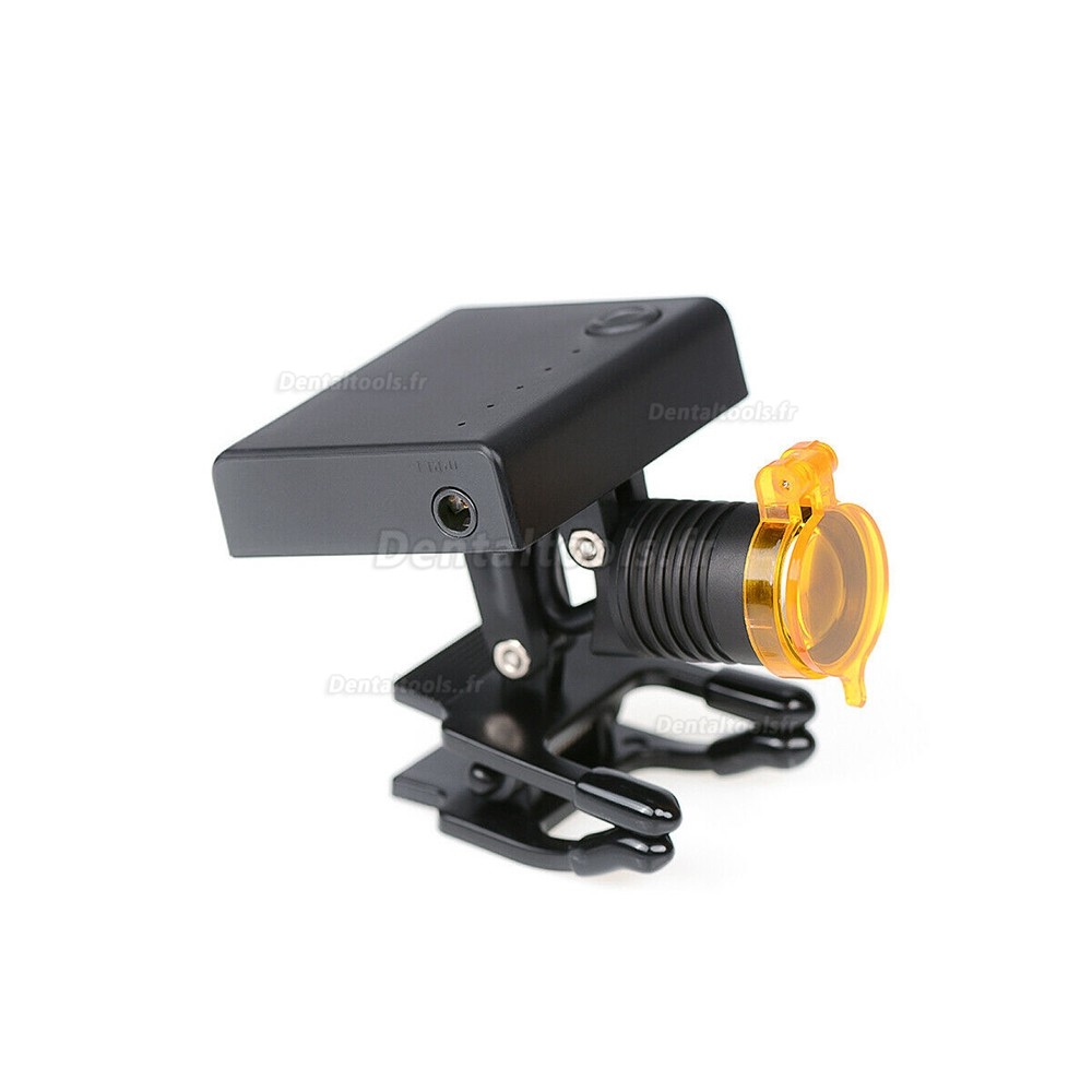 3W Lampe de phare sans fil à LED dentaire avec filtre optique pour loupe binoculaire