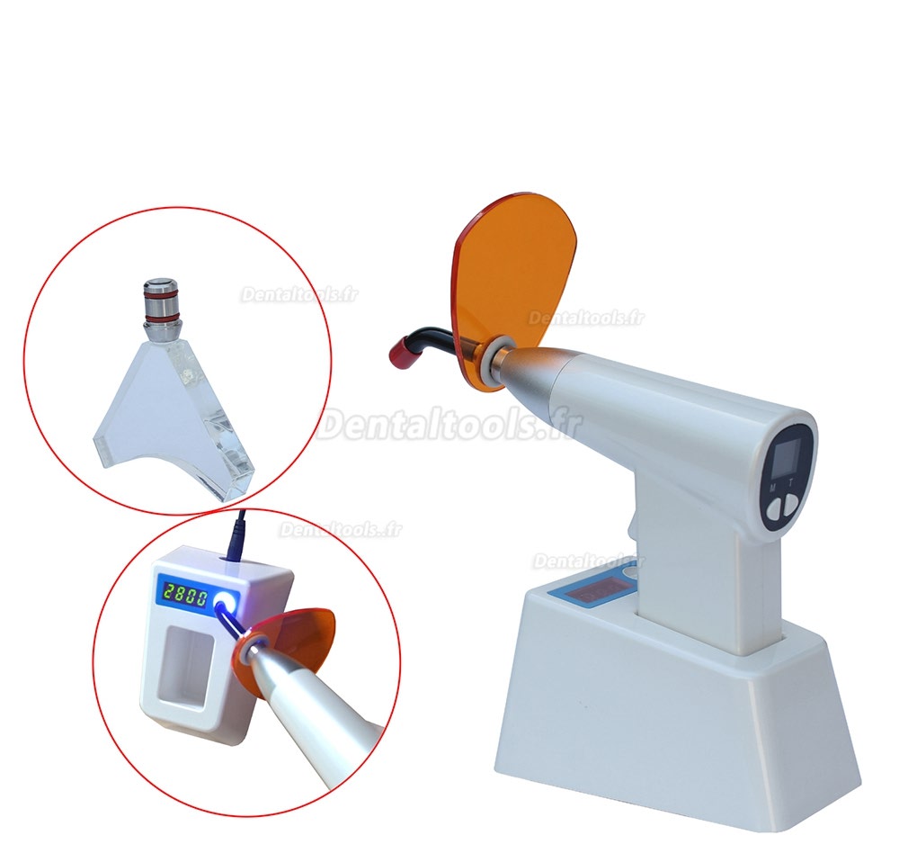 LY® C240D LED Lampe à Photopolymériser dentaire sans fil avec fonction de blanchiment des dents
