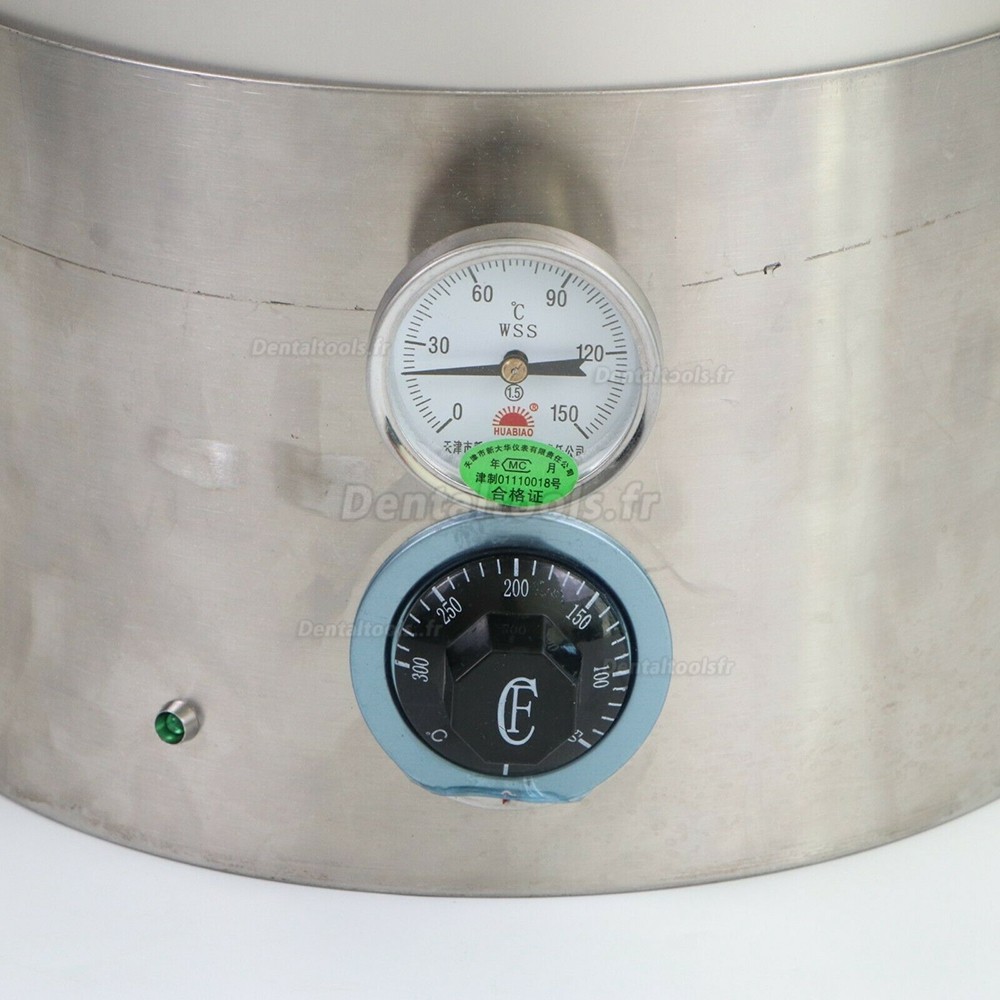 1800W Pot de stérilisation à haute pression de stérilisateur d'autoclave de vapeur de laboratoire dentaire