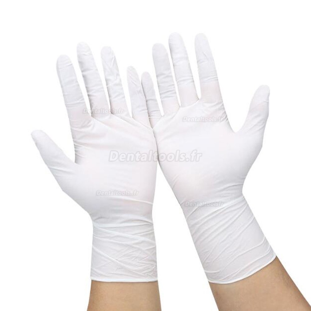 100 pcs / lot Gants Médicaux Jetables En Latex Gants De Nettoyage Universels Doigt En Latex De Protection