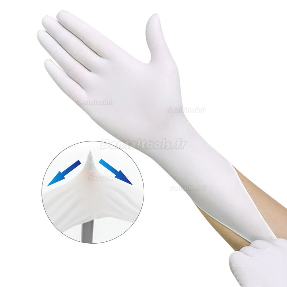 100 pcs / lot Gants Médicaux Jetables En Latex Gants De Nettoyage Universels Doigt En Latex De Protection