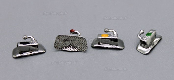 10 Kits 40pcs orthodontique dentaire tube vestibulaire molaire / non convertible / à coller (MBT 022)