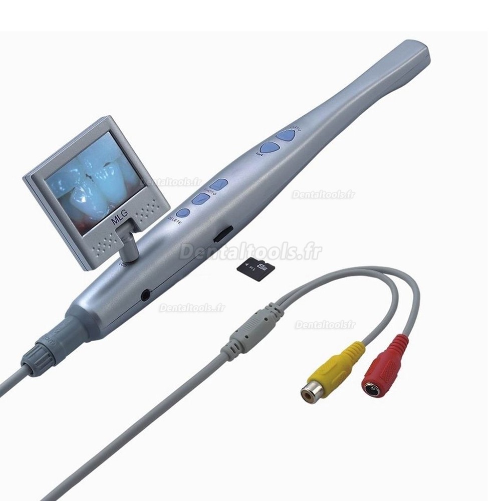 MLG Caméra intra orale dentaire CF-986 6 LED lumière vidéo&USB avec 1DB SD carte clinique