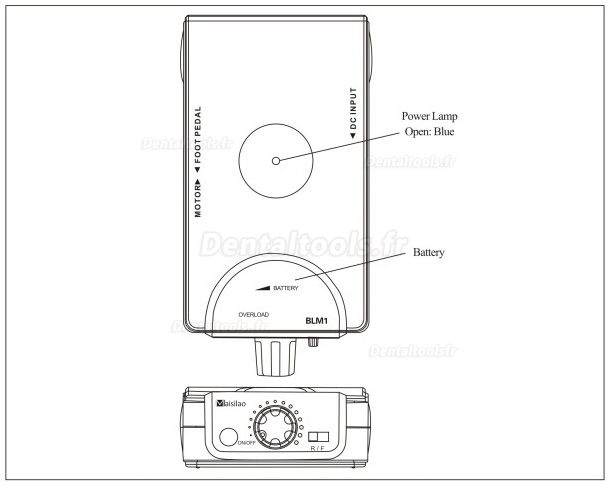 Maisilao® Micro Moteur Polissage Brushless Portable M1 30,000 tours/min