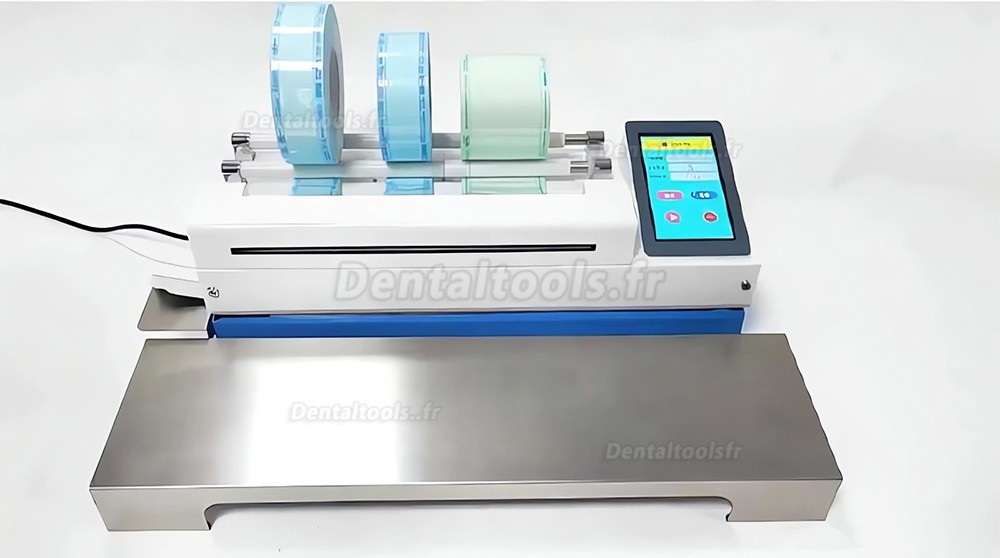 MY100-K2T machine de scellage pour instruments dentaires avec coupe imprimante stylet écran tactile MY100-K2T machine de scellage pour instruments dentaires avec coupe imprimante stylet écran tactile