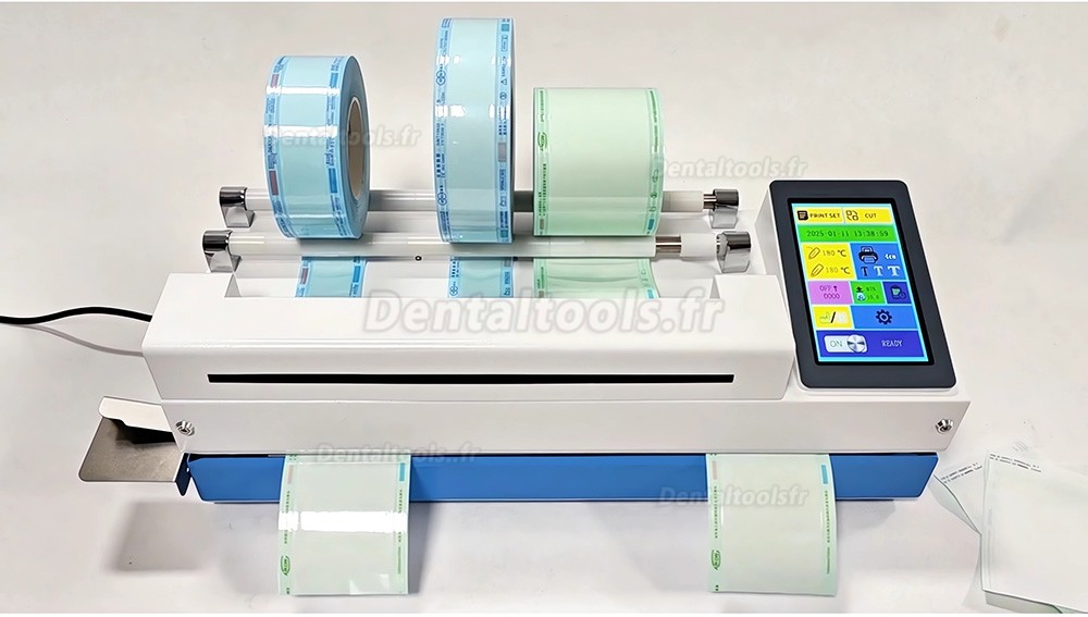 MY100-K2T machine de scellage pour instruments dentaires avec coupe imprimante stylet écran tactile MY100-K2T machine de scellage pour instruments dentaires avec coupe imprimante stylet écran tactile