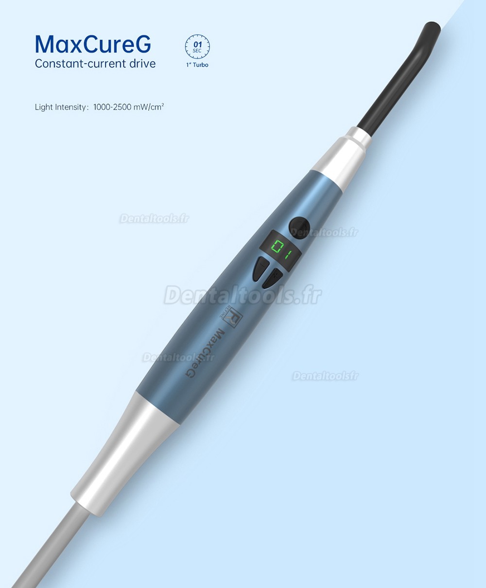 Refine MaxCureG Lampe à photopolymériser par fil1000m/cm2 –2500mW/cm2