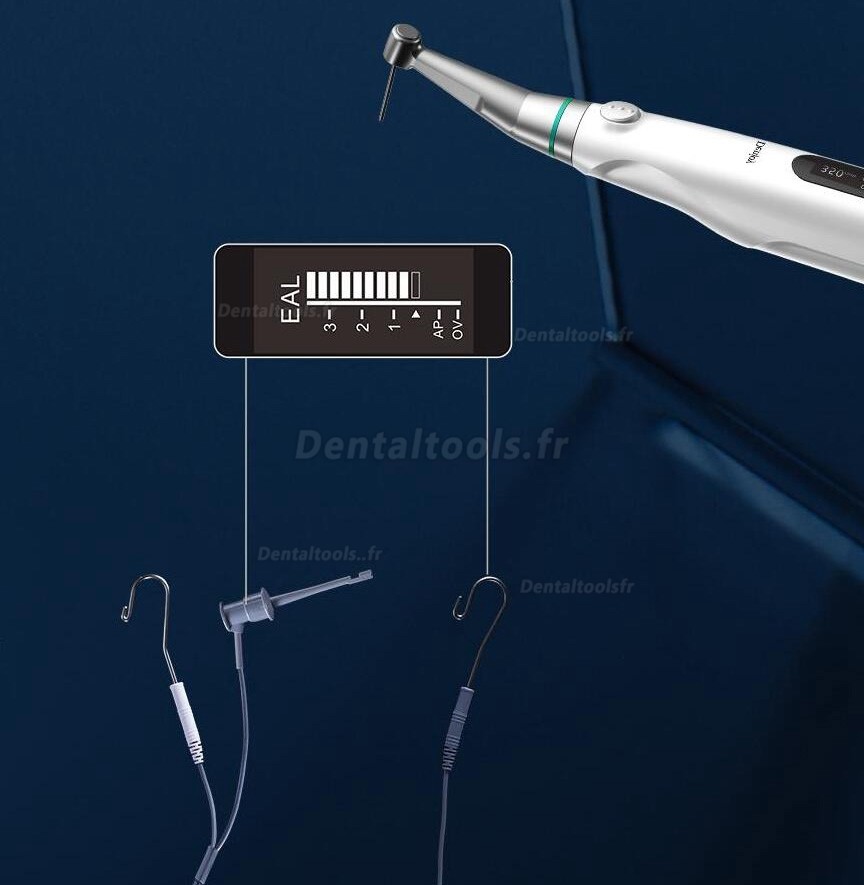 Denjoy MeteEndo Système d'unité de chariot endo intégré dentaire mobile (Moteur endo + testeur de pulpe + localisateur d'apex + système d'obturation)