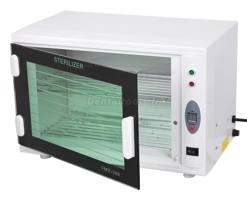 8L Armoire Stérilisateur UV avec Minuterie pour Dentaire Médical Salon Beauté