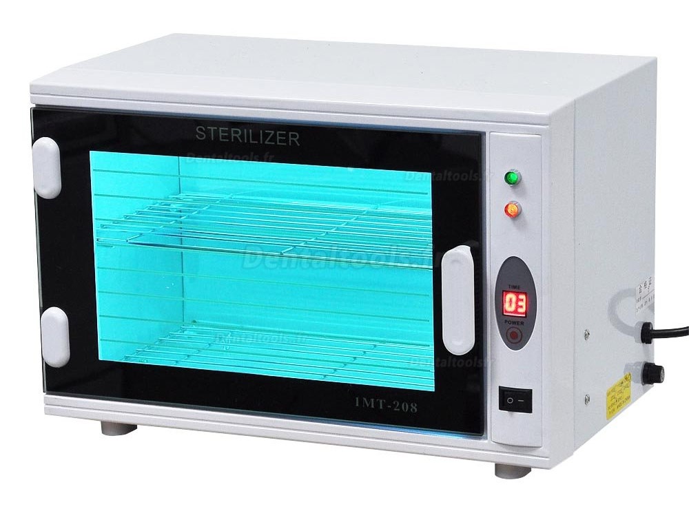 8L Armoire Stérilisateur UV avec Minuterie pour Dentaire Médical Salon Beauté