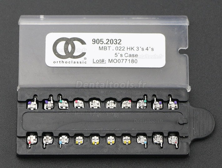 20 Kit/400Pcs Mini MBT 022 345 Hooks Orthodontique bracket en métal