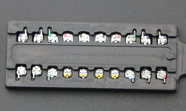 20 Kit/400Pcs Mini Roth 022 345 Hooks Orthodontique Bracket en Métal