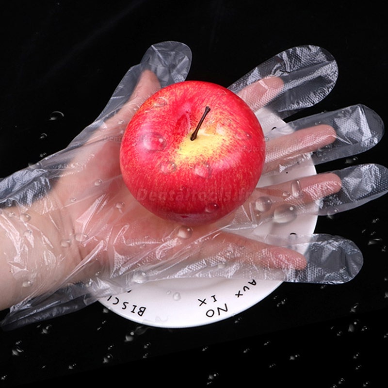 Gants jetables en plastique alimentaire des fruits des gants de