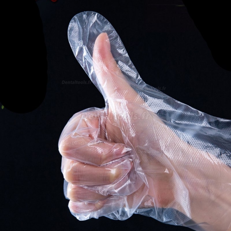 1000/2000 pcs Gants Jetables En Plastique Pour Restaurant Cuisine BBQ Gants Alimentaires Écologiques Fruits Légumes Gant