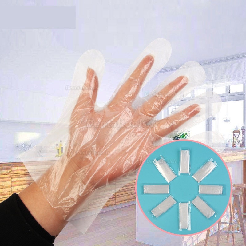 Gants jetables en plastique transparent 1000 pièces 500 pièces gants  alimentaires pour le nettoyage, gants de cuisine jetables pour barbecue,  pour la salle de bain domestique - AliExpress