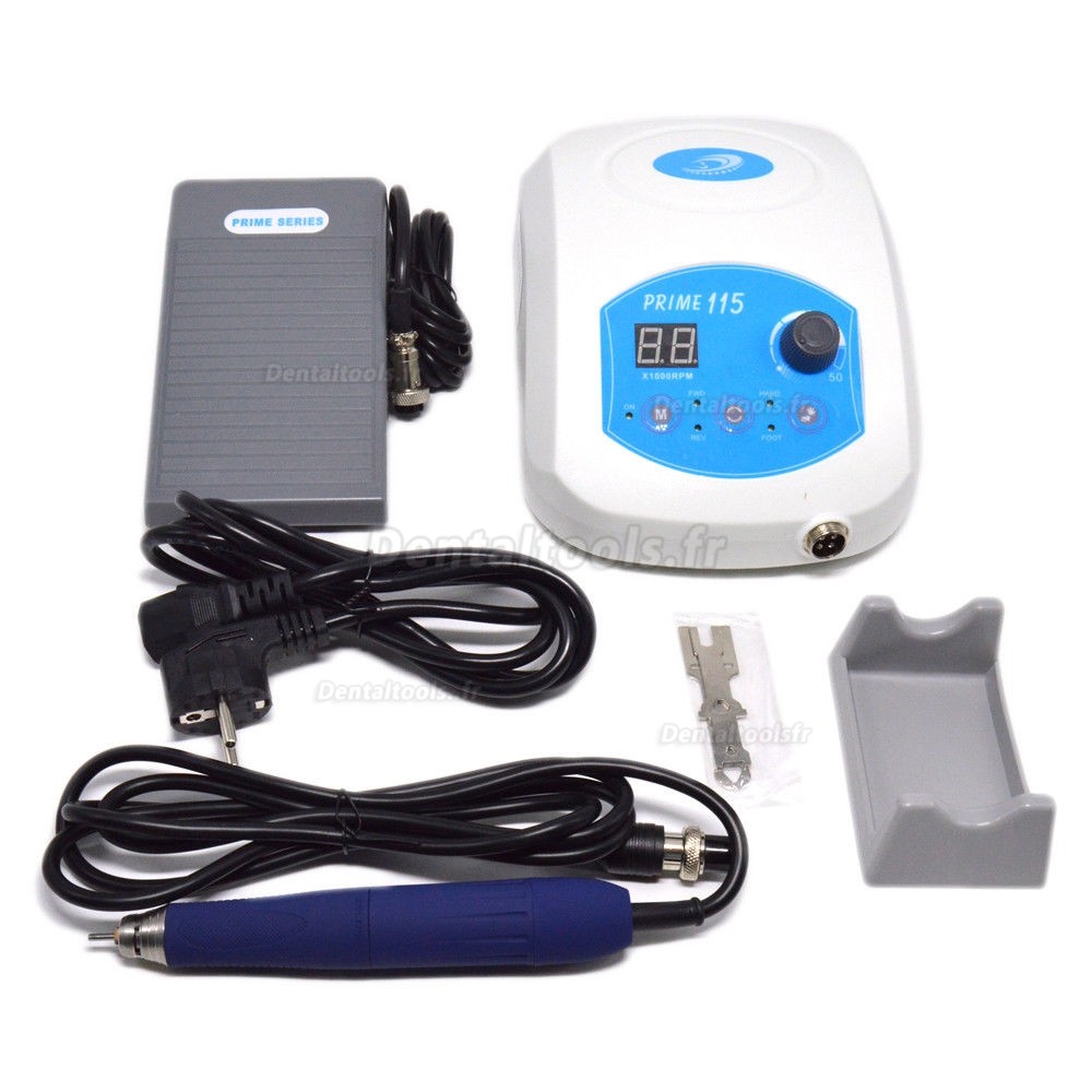 PRIME 115 micromoteur dentaire sans balais 50000 tr min avec pi&egrave;ce &agrave; main