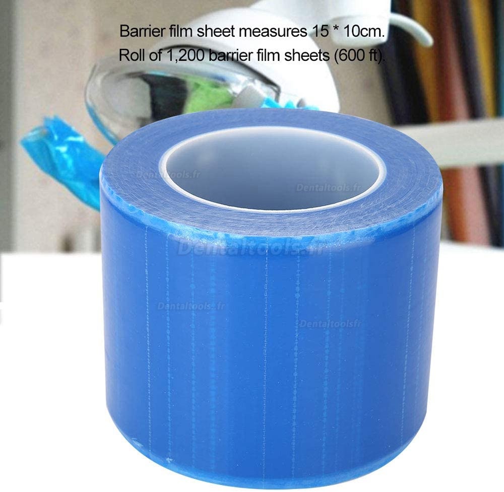 1200Pcs/Roll de film protecteur dentaire protégeant la membrane de matériel médical oral en plastique de film protecteur