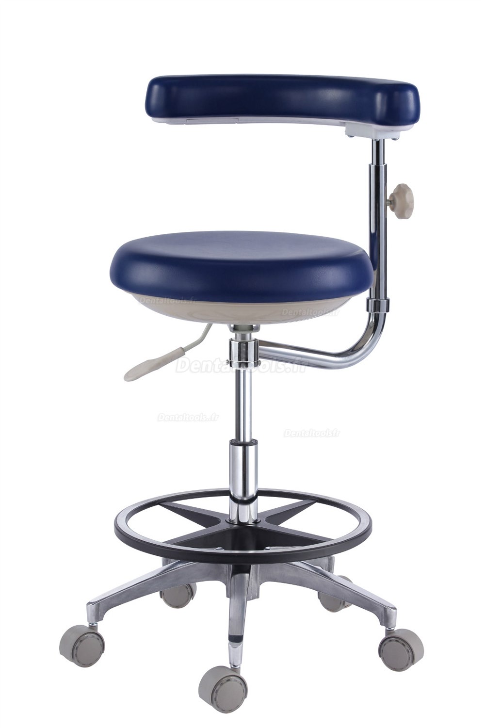 Siège dentaire Tabouret médecin dentiste mobile Classic avec repose-bras QY-500N