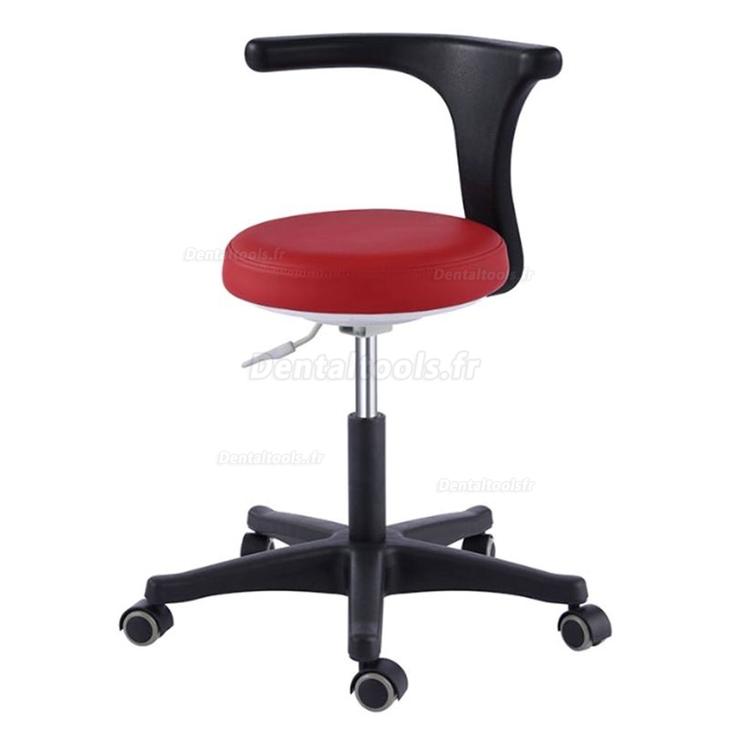 Bureau médical dentaire Tabourets de l'assistant Smart réglable Chaise mobile PU Bleu