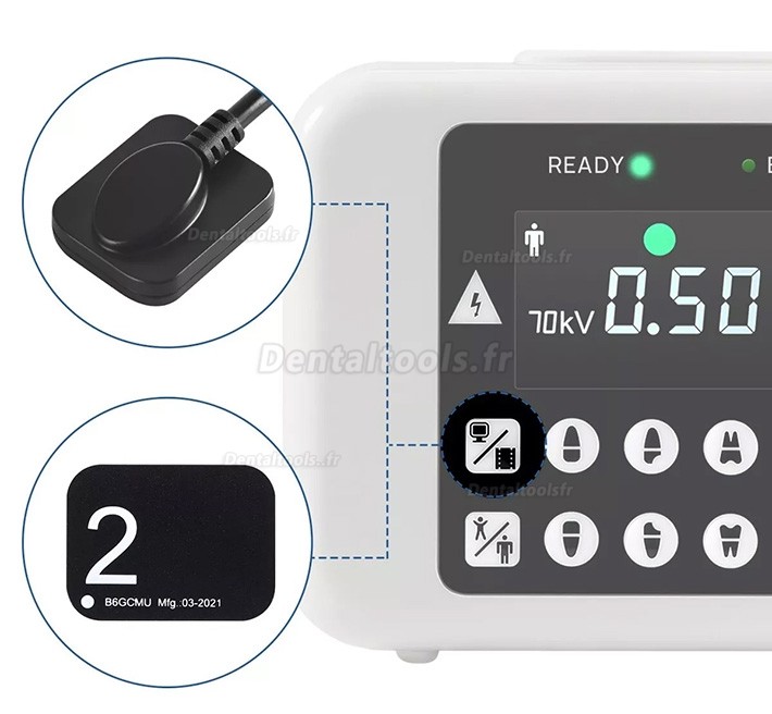 Appareil d'imagerie radiographique dentaire portable numérique RAY-121