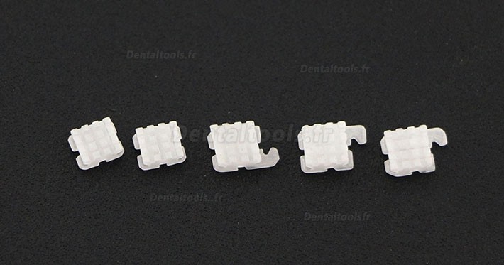 5 Packs Dentaires Roth 022 345 Hooks céramique bracket orthodontique esthétique (transparent / monocristallin) 5 Packs Dentaires Roth 022 345 Hooks céramique bracket orthodontique esthétique (transparent / monocristallin)