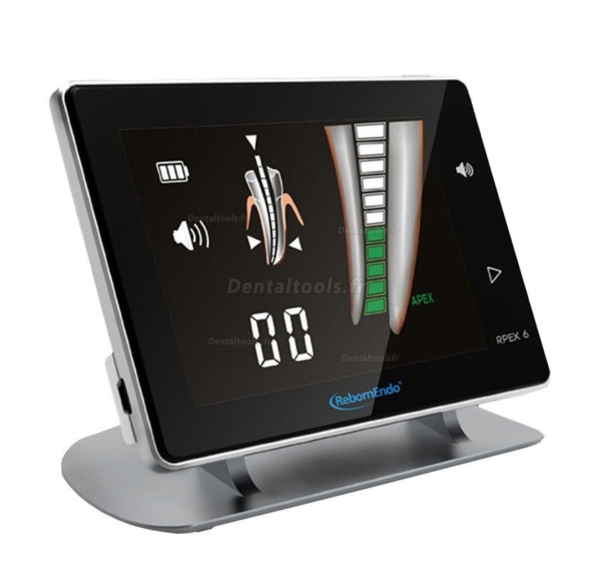 Localisateur d’Apex de Canal de Racine Endodontique Dentaire de RPEX 6 4.5 " D’Ecran Métallique LCD