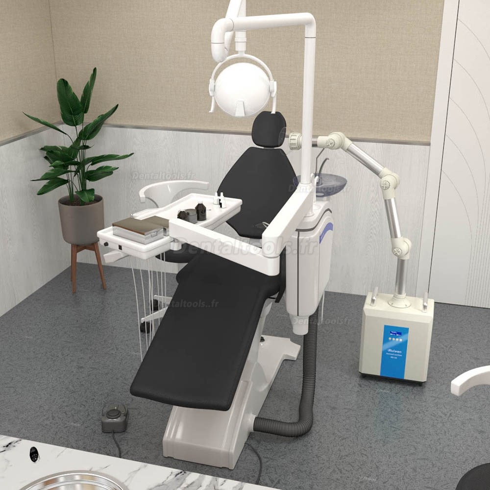 RUIWAN 220W RD80 Dental Extra Oral Aerosol Suction System 4 Filters layer+ 2 UV lamps + Plasma