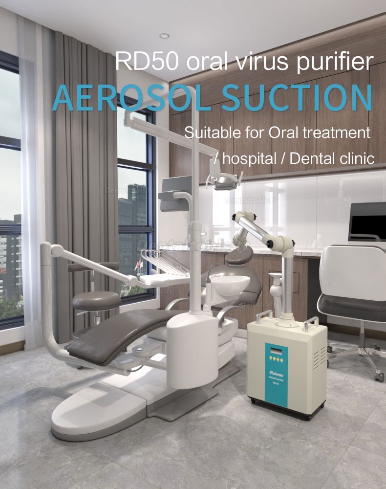 RUIWAN RD50 Clinique Dentaire Externe Orale Aérosol Aspiration Unité Laboratoire Nettoyage Air Machine