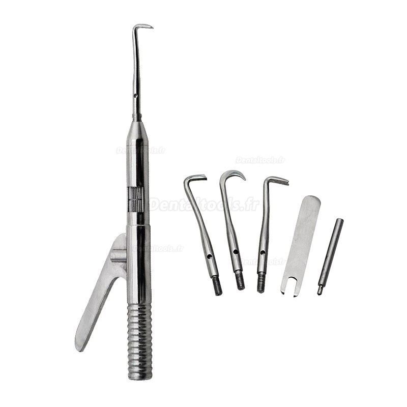 1 ensemble Dentiste Couronne dentaire automatique Pistolet de retrait Outils d'instruments chirurgicaux Qualité parfaite