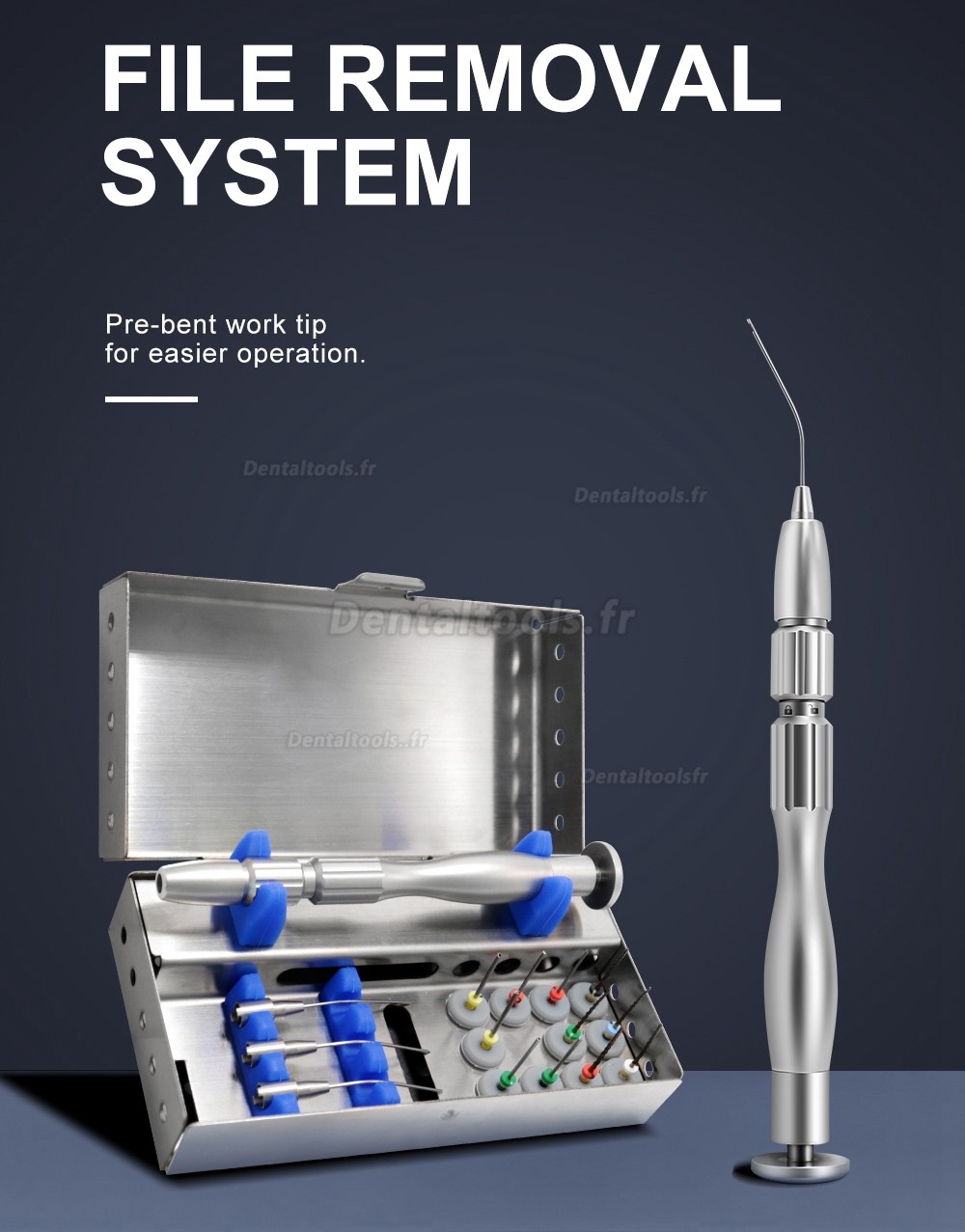 Tosi Kit de système de suppression de fichiers Endo endodontiques dentaires ensemble d'extracteur de fichiers cassés