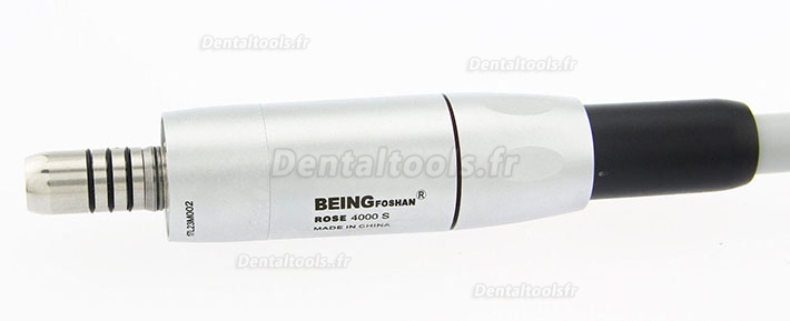 Being® Rose 4000 Micromoteur dentaire électrique + Contre-angle multiplicateur 1:5 avec lumière 202CAI5-B