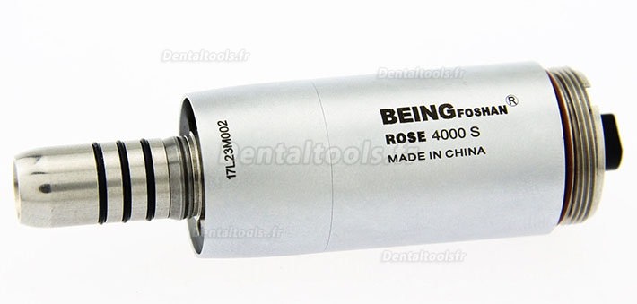 Being® Rose 4000 Micromoteur dentaire électrique + Contre-angle multiplicateur 1:5 avec lumière 202CAI5-B