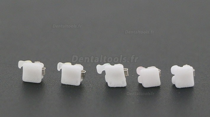 Roth 022 345 Hooks Orthodontie Self-ligating Brackets Céramique pour Orthèses Dentaires