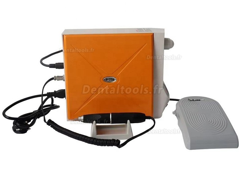 FASTSTRONG S-200 micromoteur dentaire sans balais 60000 tr min avec pi&egrave;ce &agrave; main commande main genou pied