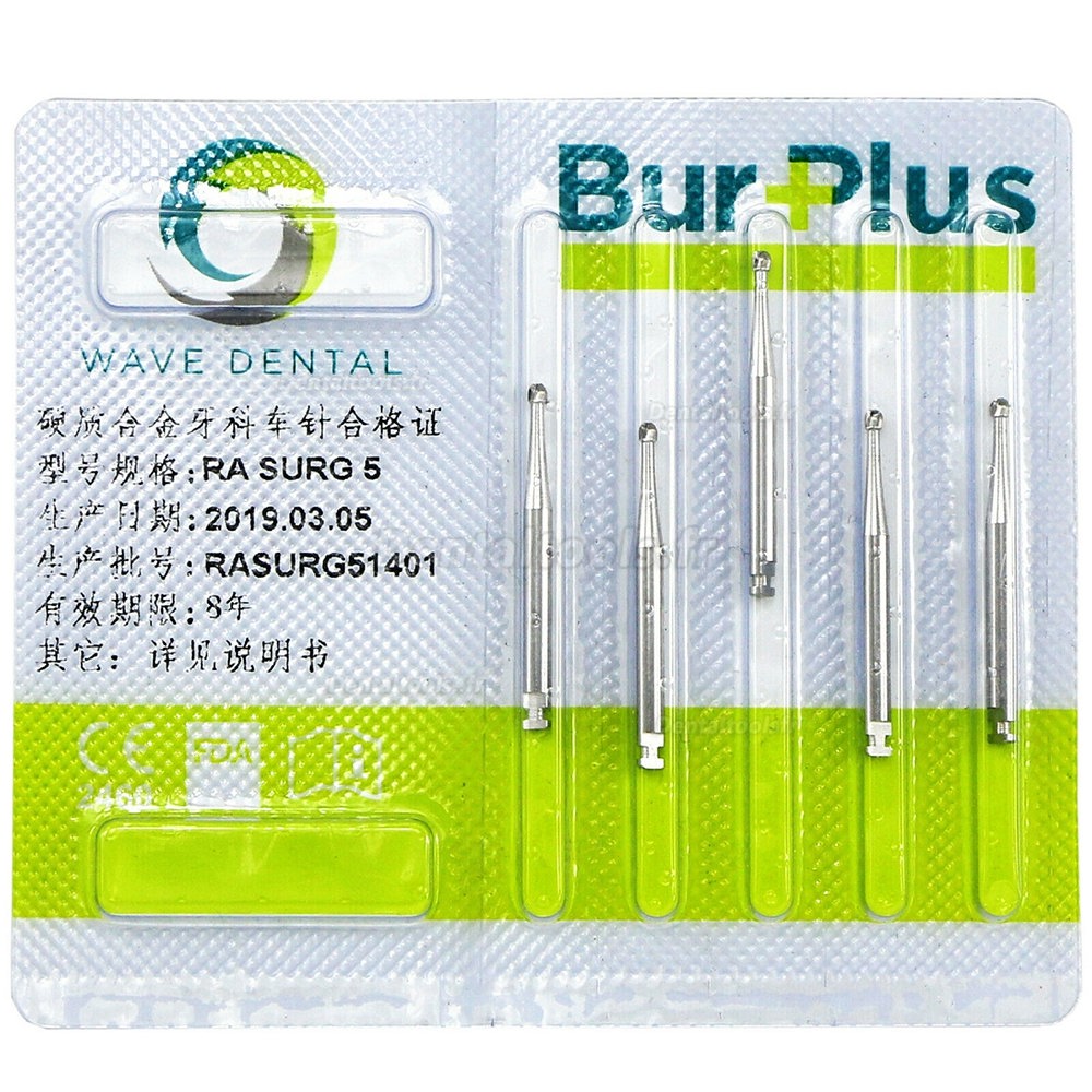 10 Boîtes SBT WAVE Fraises rondes dentaires à verrouillage à basse vitesse RA SURG 2 4 5 6 8