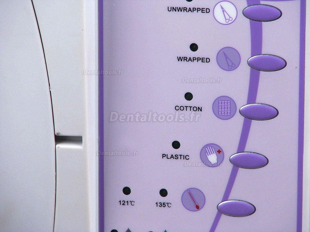 Sun® 18L Stérilisation autoclave dentaire vapeur à vide classe B avec imprimante SUN-II-D-18L