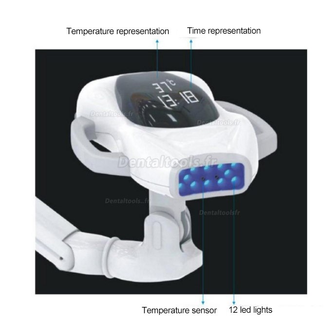 2019 Dernière accélérateur de blanchiment dentaire portable LED lumière à température constante