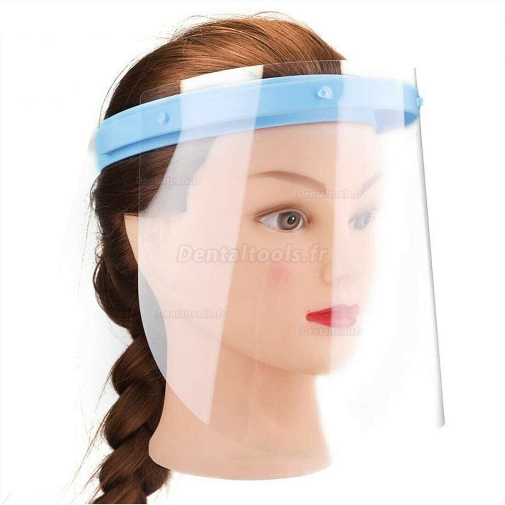 Visière De Protection Faciale Anti-gouttelettes - Écran Transparent Anti-buée, Bandeau Réglable - Pour Professionnels Et Usage Quotidien