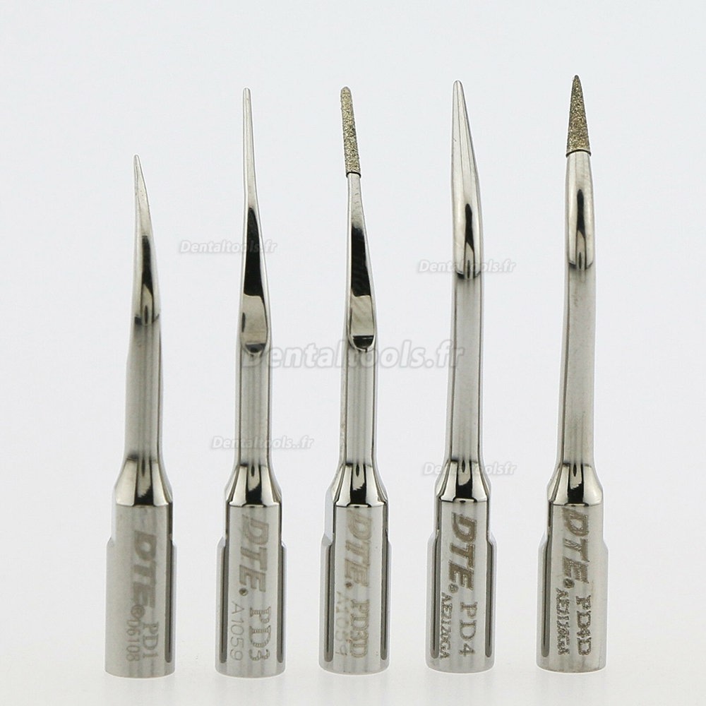 10 Pièces Woodpecker DTE Insert de détartreur à ultrasons dentaire endodontie parodontal compatible avec NSK Satelec