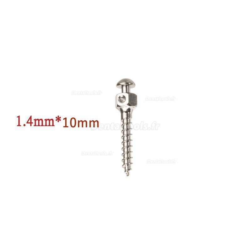 Auto-foreur Filetage Orthodontie dentaire Micro Implants Vis titane Mini vis