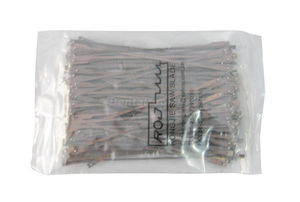 100 pcs Dentaire Laboratoire Lames de scie courte 95mm Pour scie à plâtre hnm